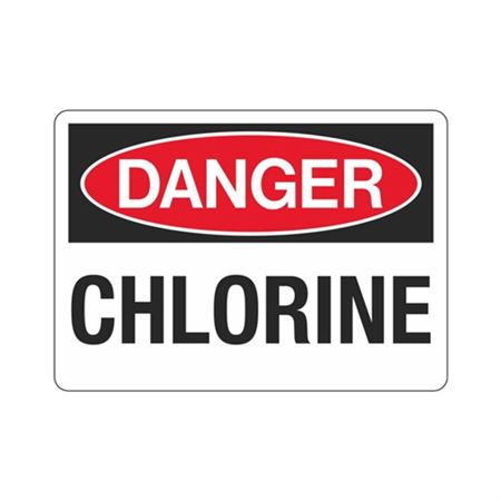 Danger Chlorine Sign